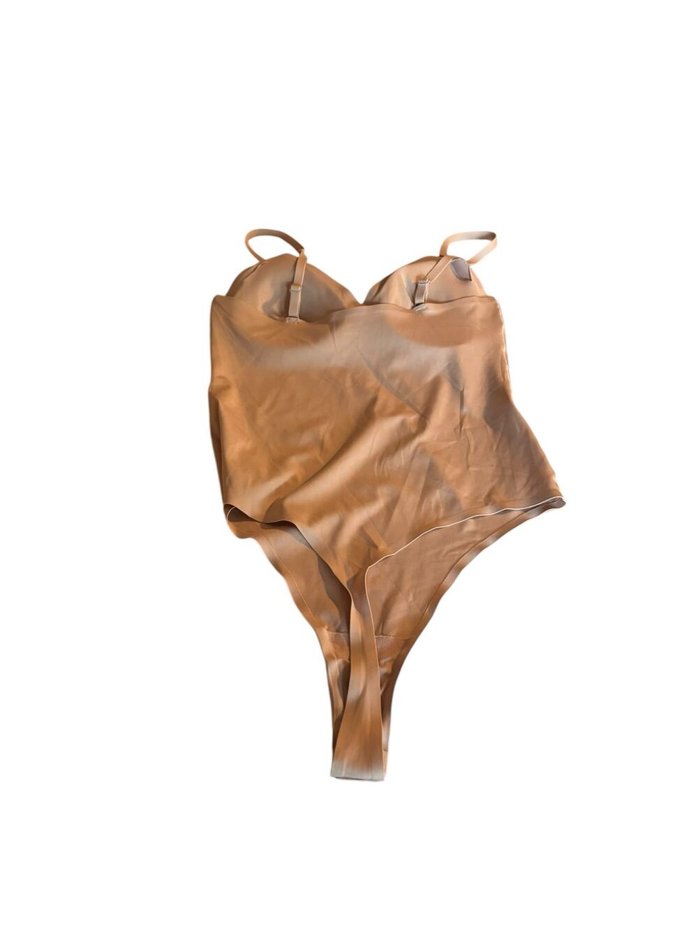 Forever 21 Nude Bodysuit Padded Bra Size L